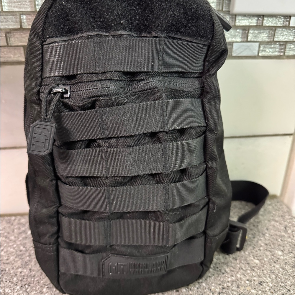 Tactical Black Men Bag